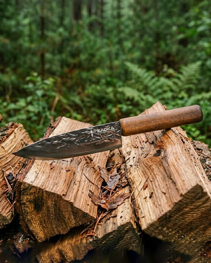 ZAOKA “Ember” – Handmade Kitchen Knife - Image 9