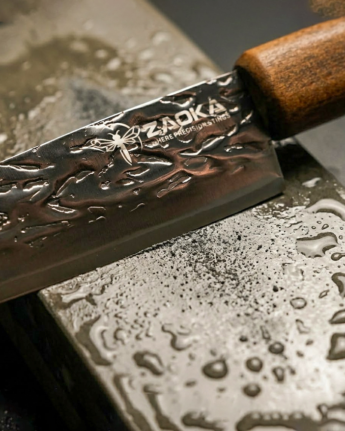 ZAOKA “Ember” – Handmade Kitchen Knife - Image 7