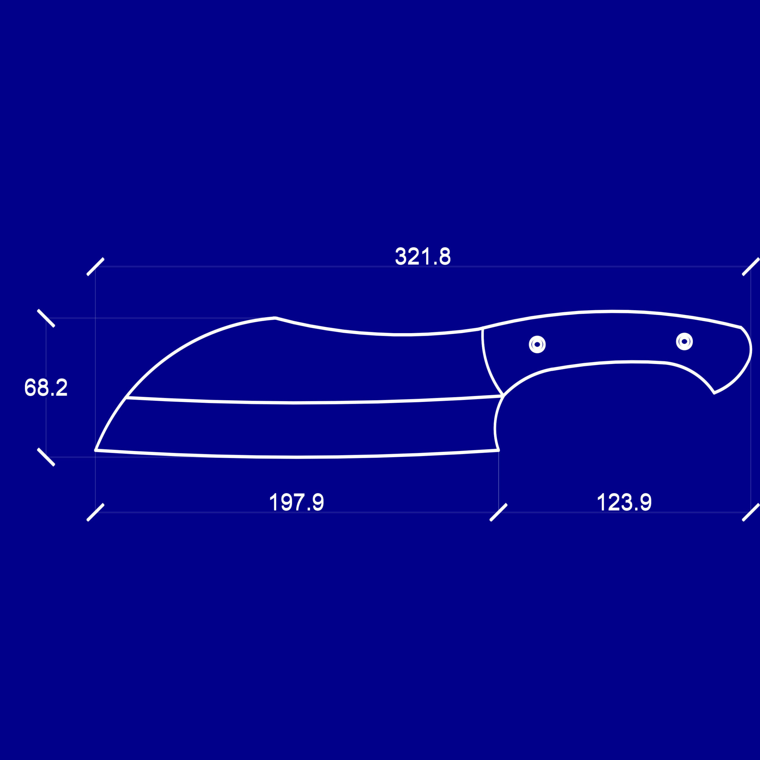 Zaoka Svarog handmade kitchen knife
